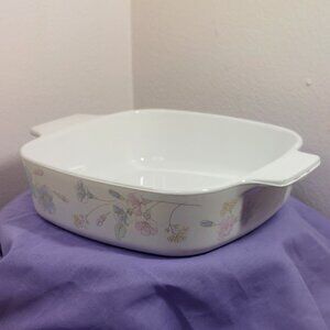 Vintage Corning Ware a-1-b 1 Liter Casserole Dish Pastel Bouquet